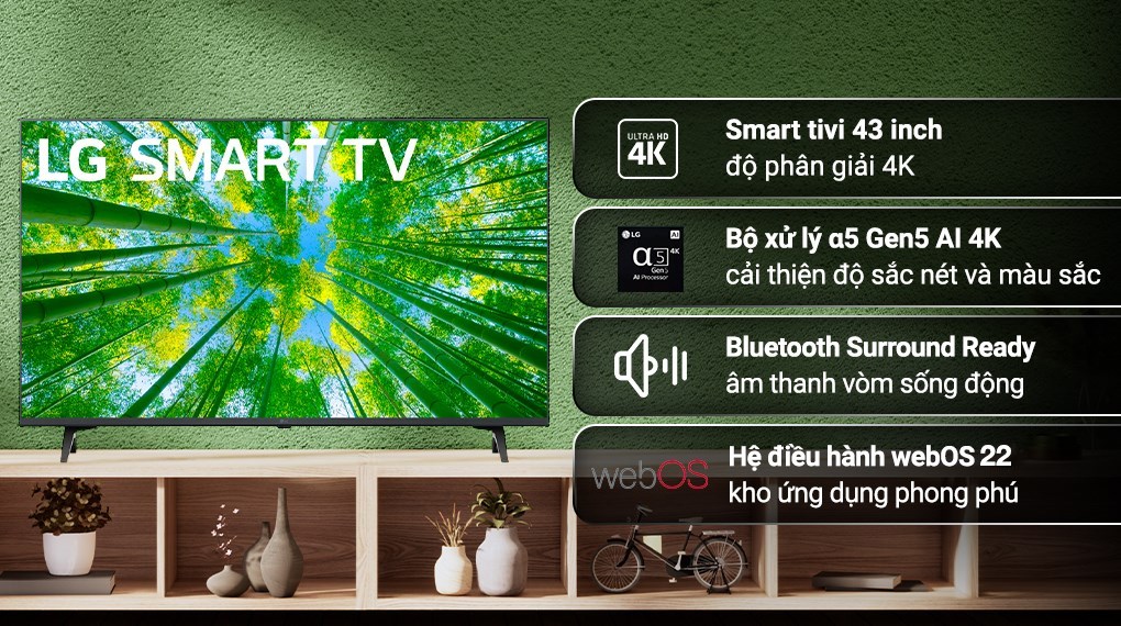 Tivi LG 55 inch Smart 55UQ7550